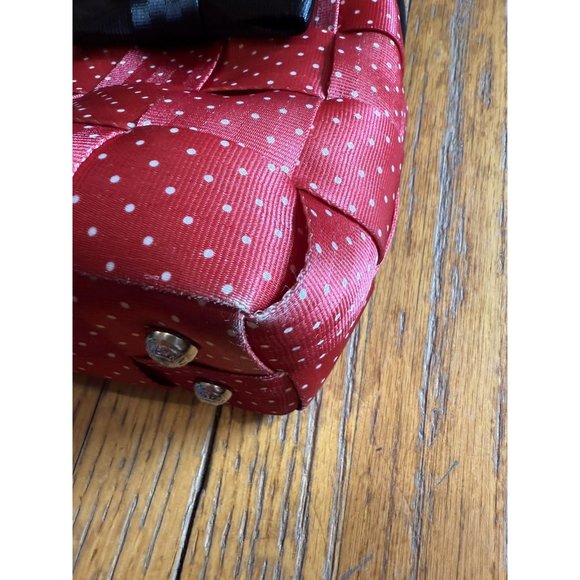 Harveys Original Seatbelt Bag Disney Minnie Mouse Big Black Red polka dot Bow - Picture 4 of 15